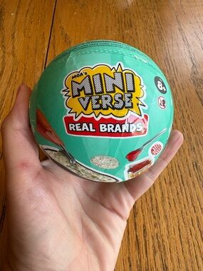 MGA's MINIVERSE Real Brands Surprise Ball - Teal